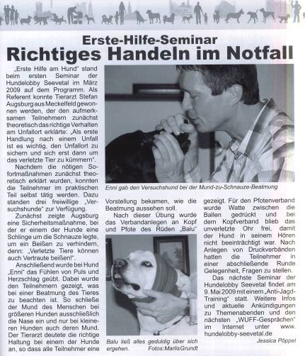 Pfotenabdruck 01/2009